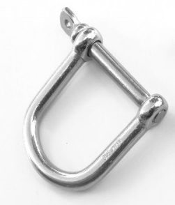 Wide Mouth Shackles 316 Stainless Steel